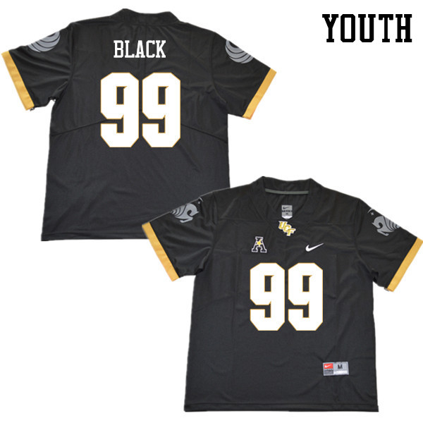 Youth #99 Tyrese Black UCF Knights College Football Jerseys Sale-Black